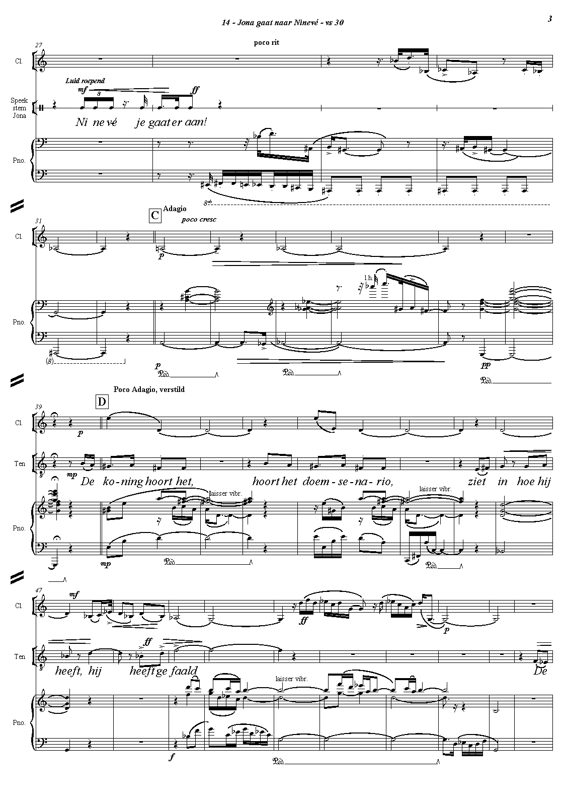 Dit is bladmuziek pagina 1