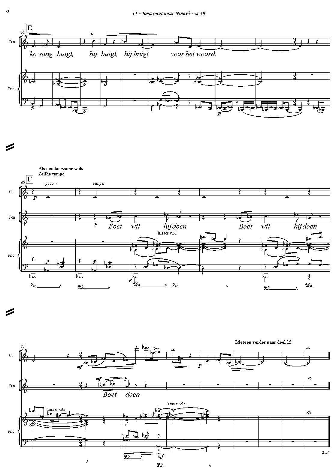 Dit is bladmuziek pagina 1